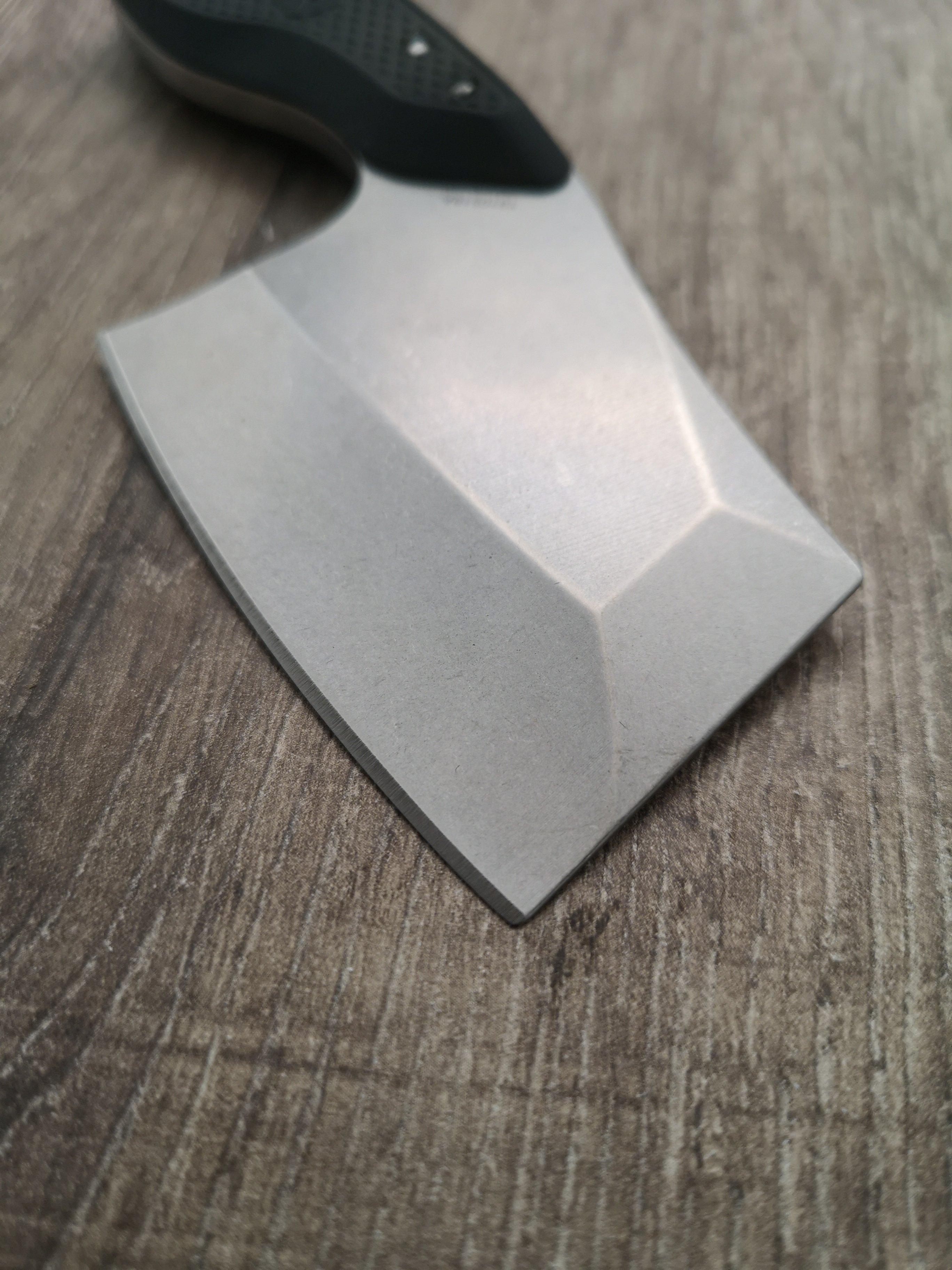 Gerber Tri-Tip Mini Cleaver Black Stonewashed 30-001665 fixed knife ...
