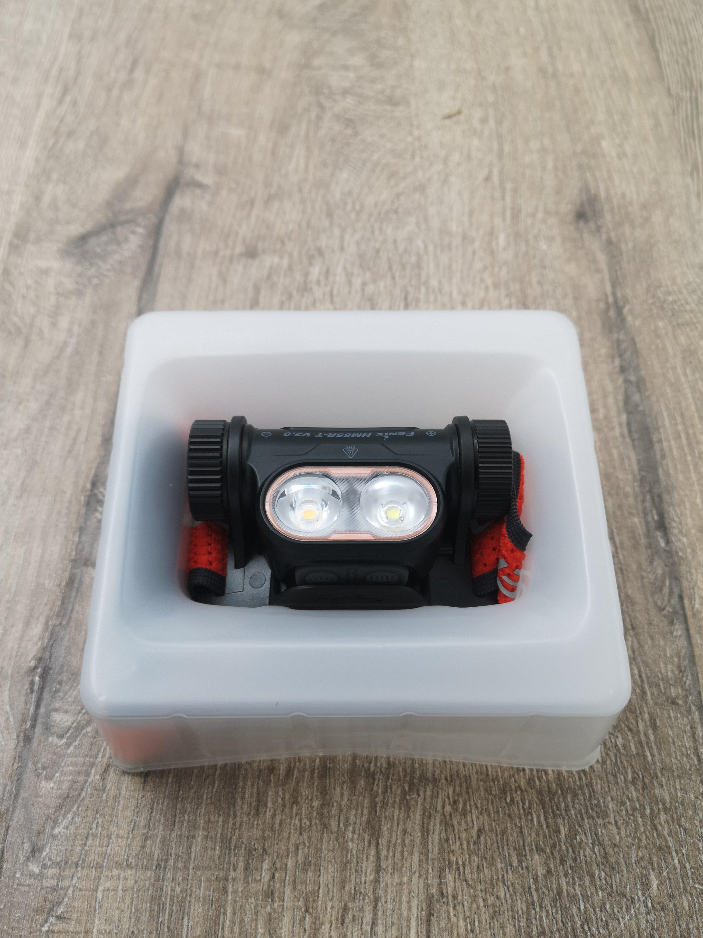 Fenix HM65RT V2.0 Black, rechargeable head torch, 1600 lumens