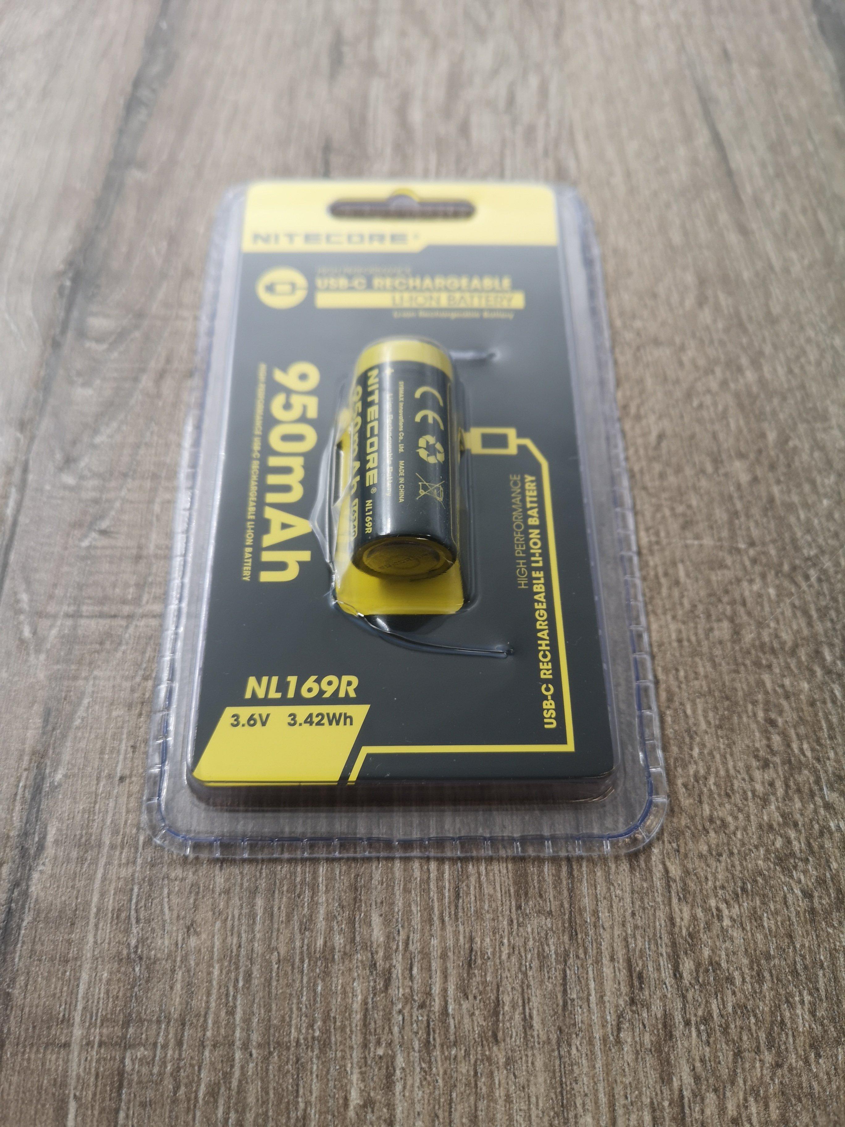 Nitecore Nl R Usb C Wiederaufladbarer Li Ion Akku Mah