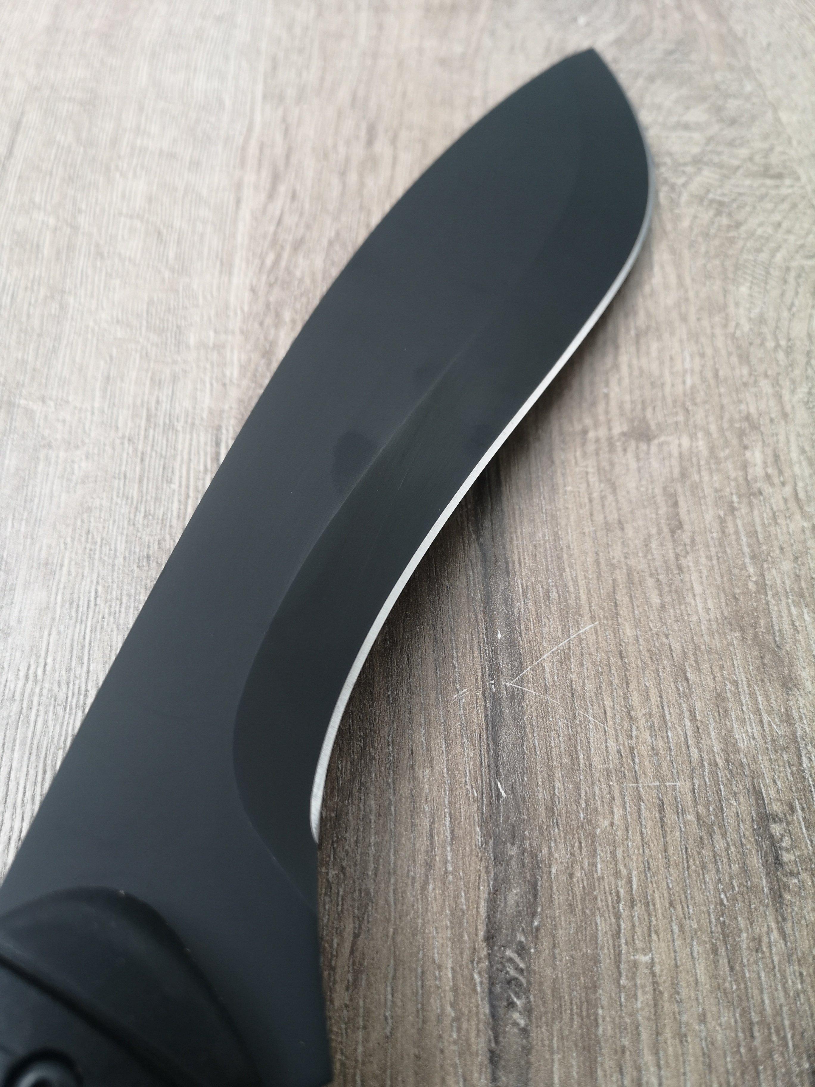 Fox Knives Kukri Machete – Schwarze Klinge, Länge 41 Cm, Mit Scheide, Für Outdoor & Camping (hergestellt In Italien)