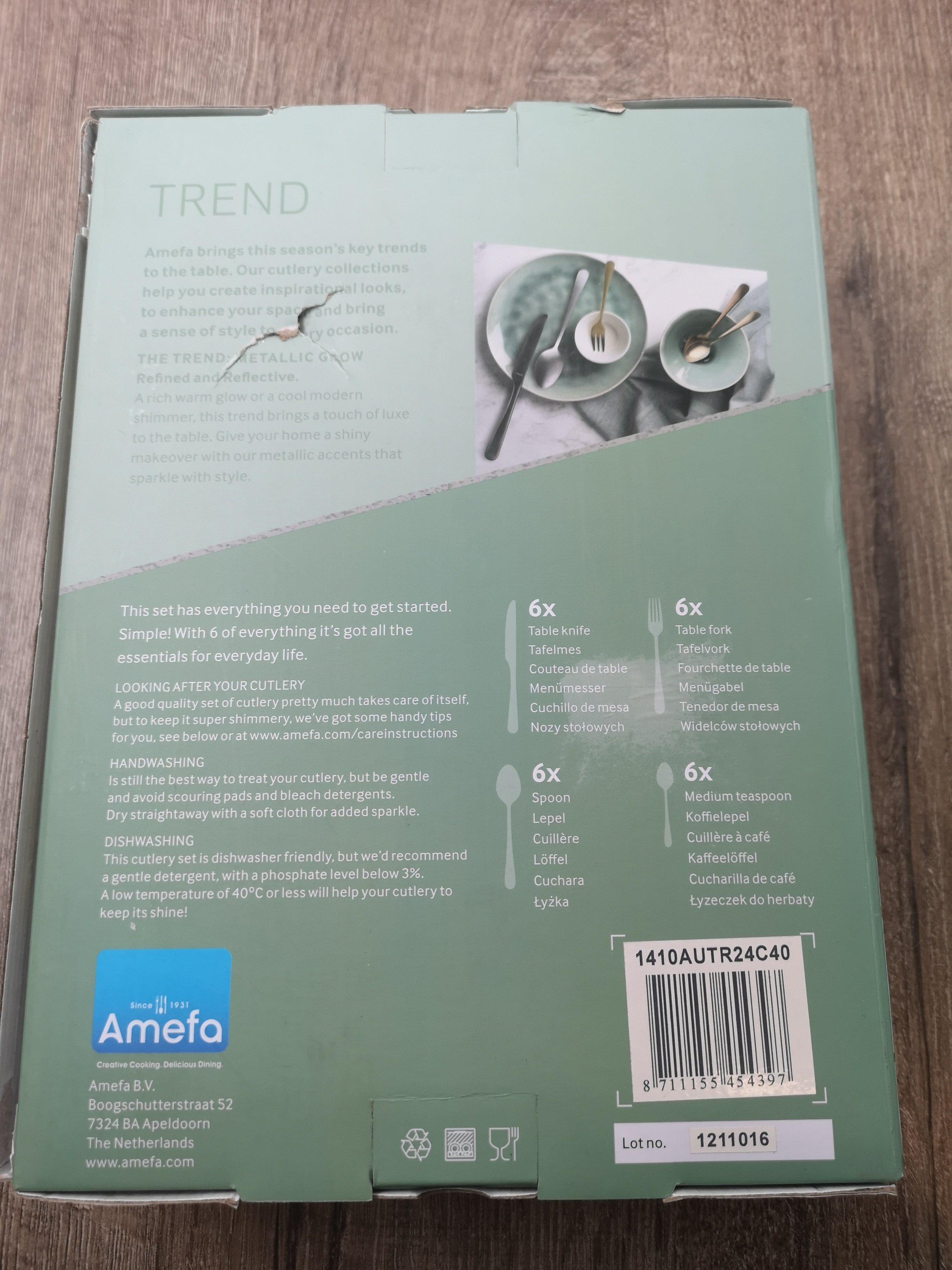 Produktbild von Amefa Cuba 1120 Besteckset 24-teilig | Günstiger Shoppen Bei