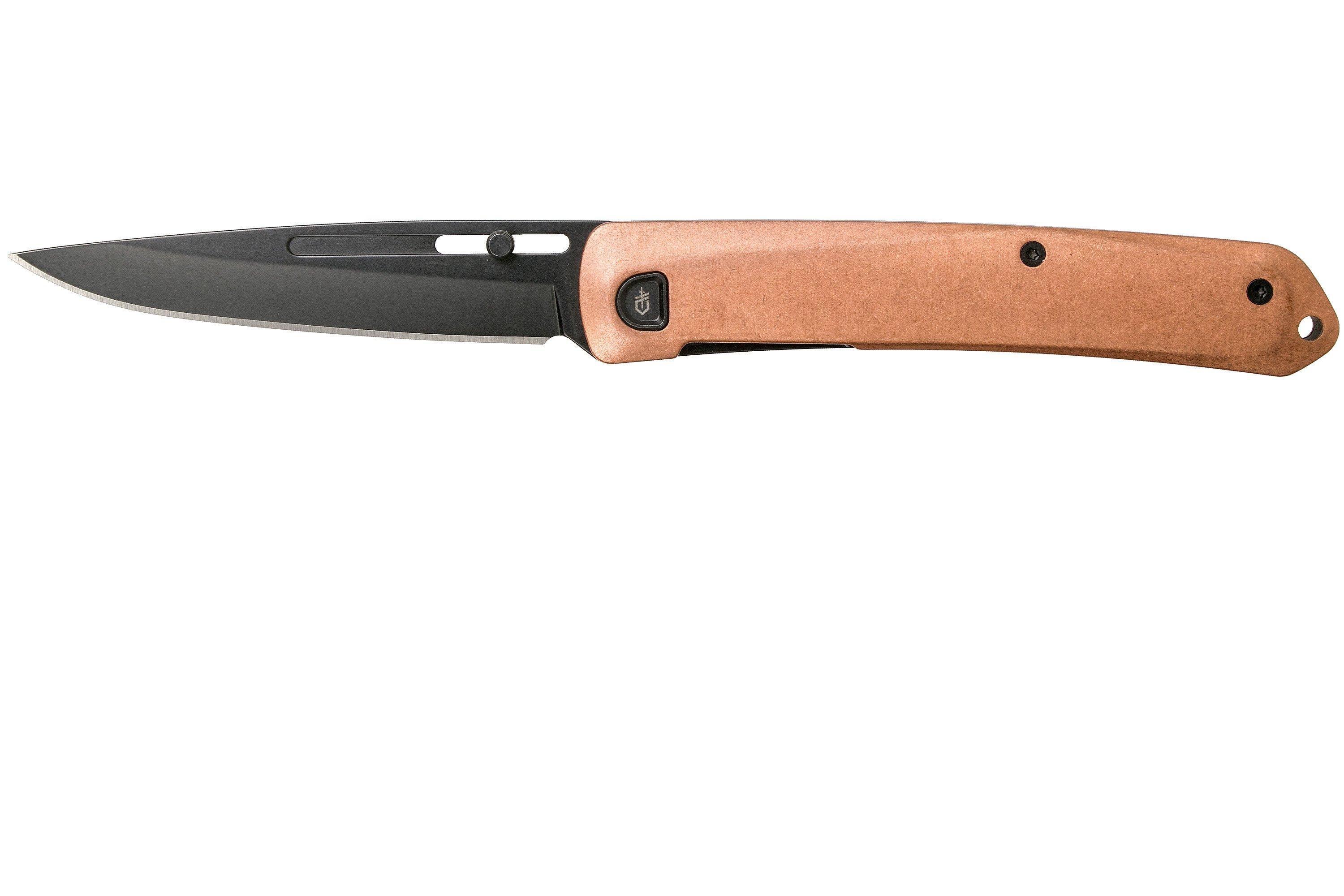 Gerber Affinity 30-001869 Copper, Black D2, pocket knife ...