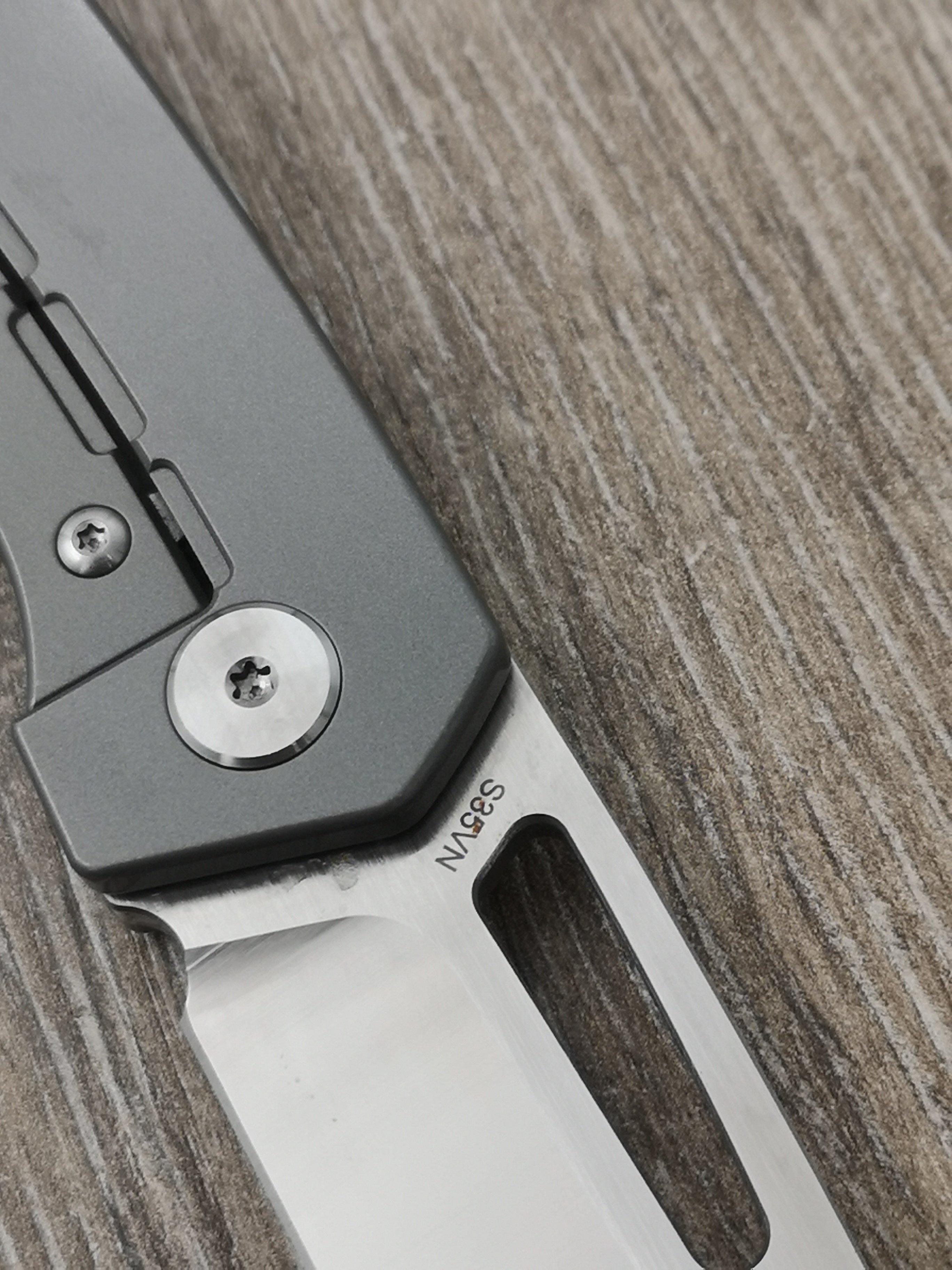QSP Knife Puffin QS127-B Titanium Carbonfiber Taschenmesser | Günstiger ...