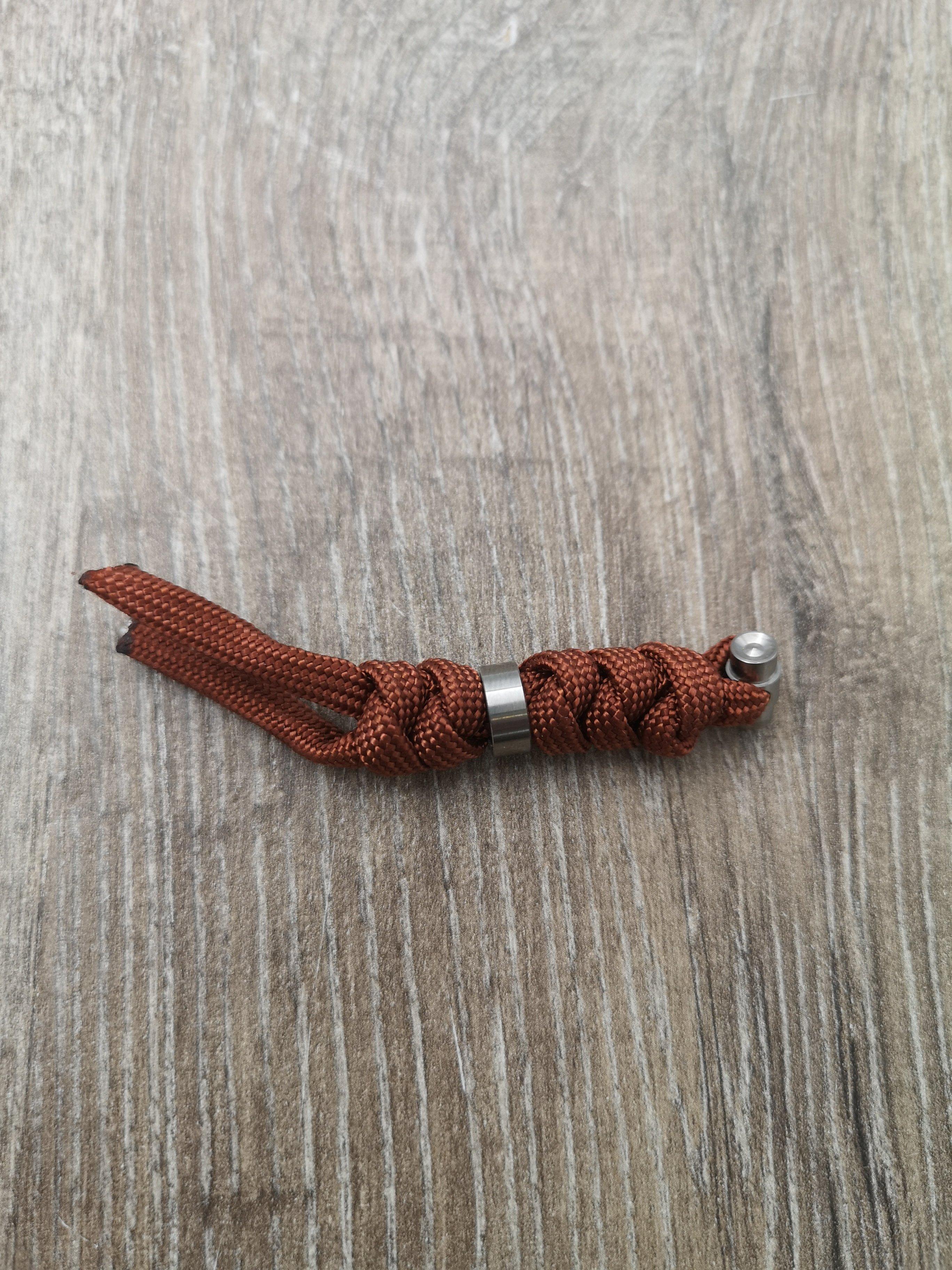 Chris Reeve Large Sebenza/Umnumzaan Lanyard mit Bead Rust/Silver COM ...