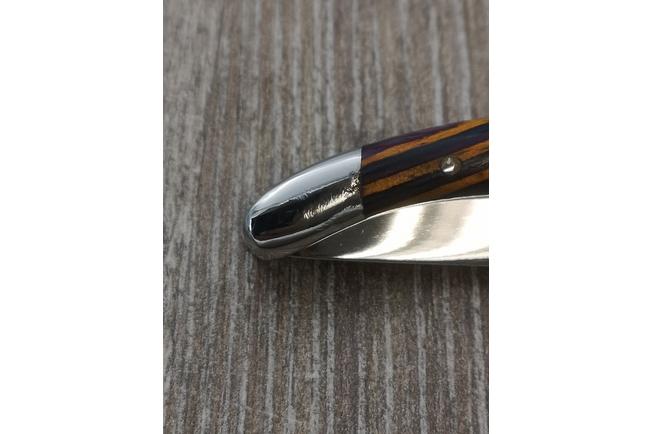 Image for Laguiole en Aubrac Samba Yellow L0210SAJIFSJ1 samba wood, polished, laguiole pocket knife, 10 cm