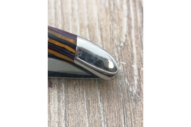 Image for Laguiole en Aubrac Samba Yellow L0210SAJIFSJ1 samba wood, polished, laguiole pocket knife, 10 cm