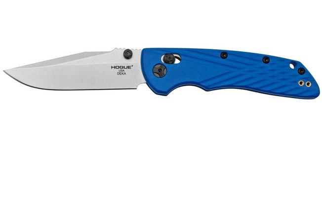 Afbeelding voor Hogue Deka 24373 Tumble Magnacut, Blue Polymer, Clippoint, zakmes