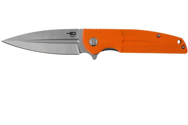 Afbeelding voor Bestech Fin BG34B-1 Satin, Orange G10 zakmes