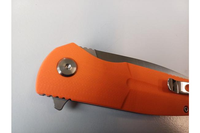 Afbeelding voor Bestech Fin BG34B-1 Satin, Orange G10 zakmes
