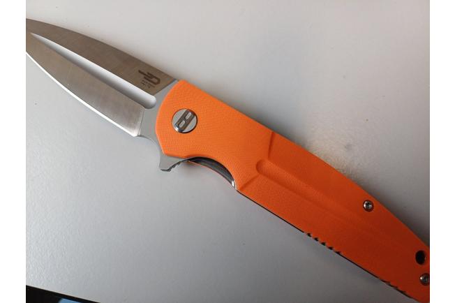 Afbeelding voor Bestech Fin BG34B-1 Satin, Orange G10 zakmes