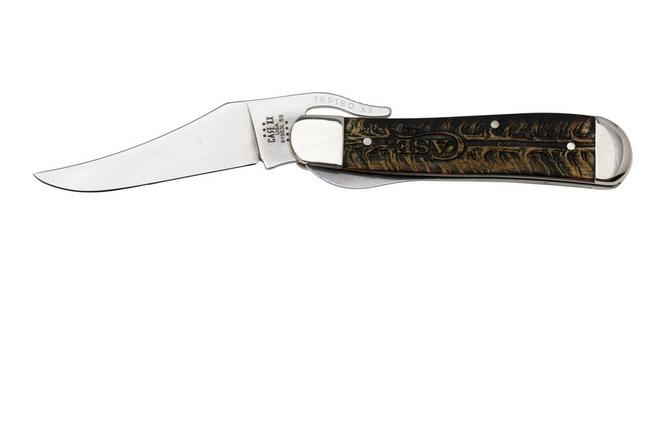 Afbeelding voor Case Russlock 81803 Golden Pinecone Embellished Natural Bone 61953L SS zakmes