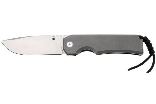 Obraz dla Nóż składany Big Idea Design Ti Pocket Knife II TI-PK-II Stonewashed Titanium, M390