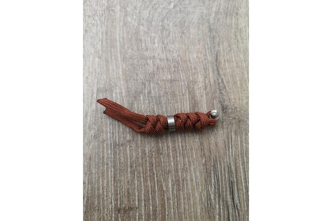 Image pour Chris Reeve Large Sebenza/Umnumzaan Lanyard with bead rust/silver COM-7133