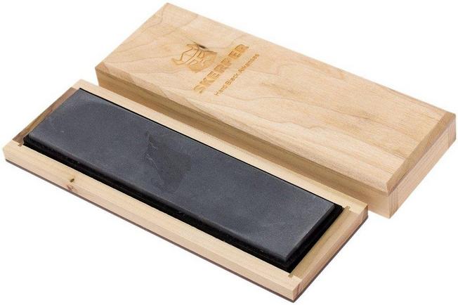 Image for Skerper Arkansas Natural Bench Stone NABE20, Hard Black Arkansas