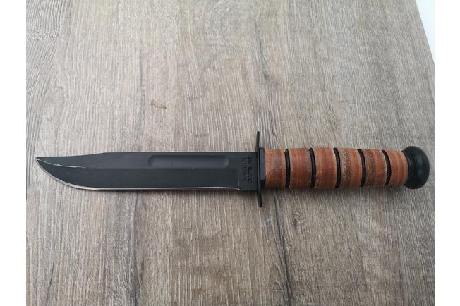 Bild für KA-BAR USMC 1217 Plain Edge, Lederscheide