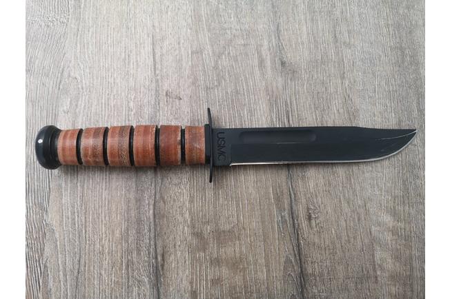 Bild für KA-BAR USMC 1217 Plain Edge, Lederscheide