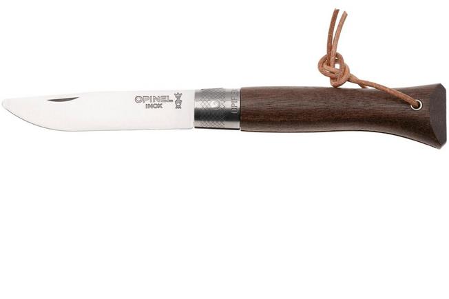 Obraz dla Scyzoryk Opinel Néo6 Opiflex 003108 Stainless Steel, Black Walnut Wood