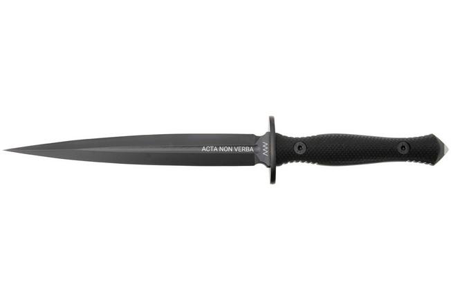 Obraz dla Sztylet ANV M500 Anthropoid DLC Elmax, Black Handle, M500-001, Black Kydex Sheath