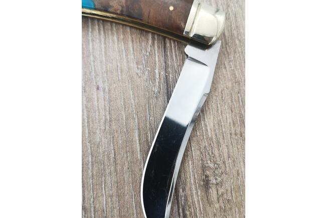 Obraz dla Nóż składany Rough Ryder Large Moose RR2652, Satin 440, Pandora Swirl Wood Resin