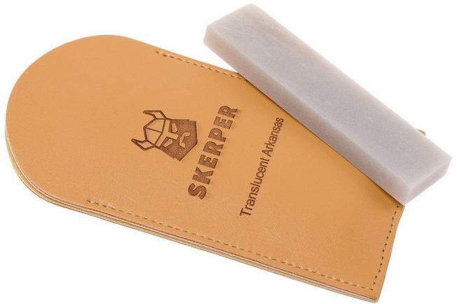 Afbeelding voor Skerper Arkansas pocketslijpsteen NAPO40, Translucent Arkansas
