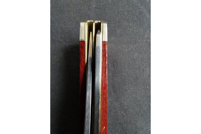 Bild für Case Trapper Smooth Red Burlap Micarta 12270, 10254 Carbon Steel, Taschenmesser