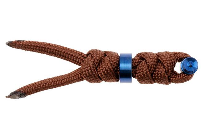 Obraz dla Smyczka Chris Reeve Large Sebenza/Umnumzaan Lanyard z koralikiem rust/blue COM-7132