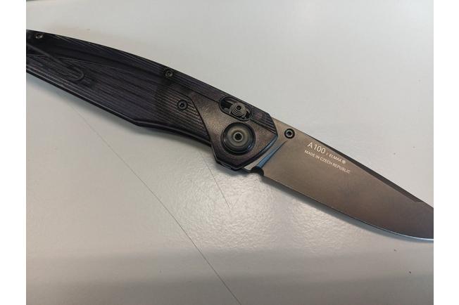 Image for ANV Knives A100, BB, DLC, Black Ultem, Alock, A100-025, pocket knife