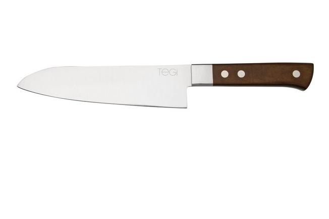 Image for Maserin TEGI 2500-17PM santoku brown, 17 cm