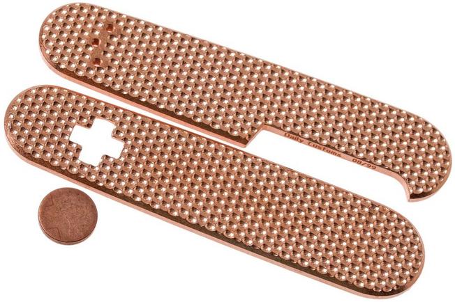 Image for Daily Customs 91.3 Golfball BS Pattern, Copper P10012432 Victorinox scales