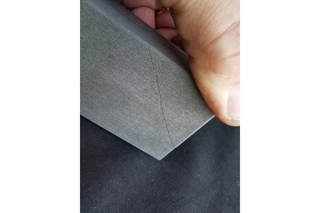 Image for Ardennes Coticule 846 Belgian Blue and La Pyrénéés combination sharpening stone, 200 x 60 mm