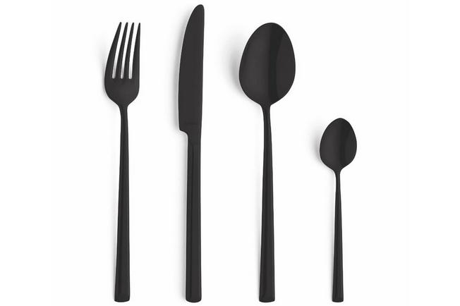 Image pour Amefa Metropole Black  1170 ménagère 24 pièces avec coffret en bois