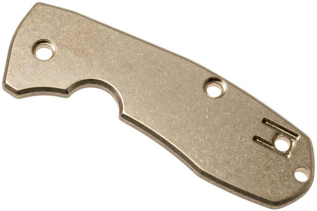 Afbeelding voor Flytanium Spyderco Techno 2 Scale, messing