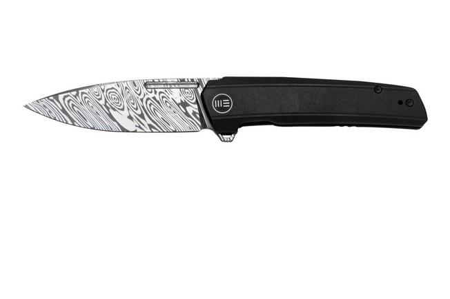 Afbeelding voor WE Knife Speedster WE21021B-DS1, Black Titanium, Damasteel zakmes