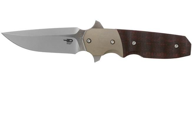 Afbeelding voor Bestech Freefall BT2007D Stonewashed Bronze, Red zakmes, Jason Clark design