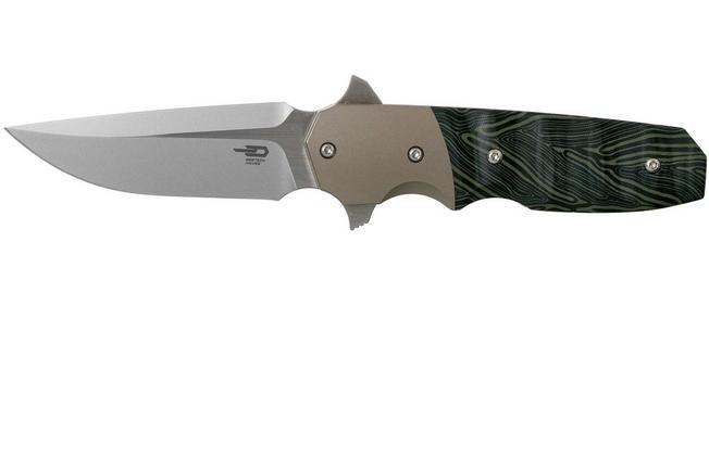 Imagem para Bestech Freefall BT2007A Stonewashed Bronze navalha, Jason Clark design