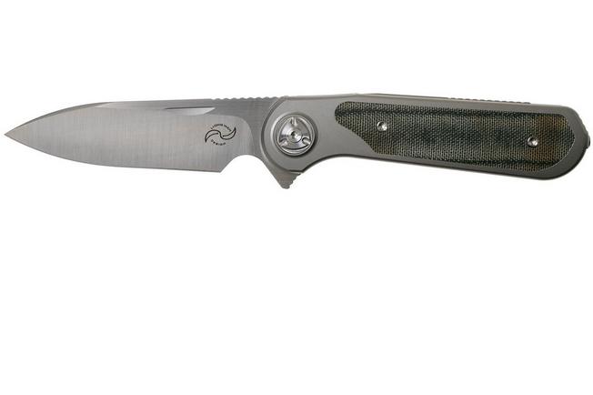 Afbeelding voor Liong Mah Zulu Black Canvas Micarta zakmes