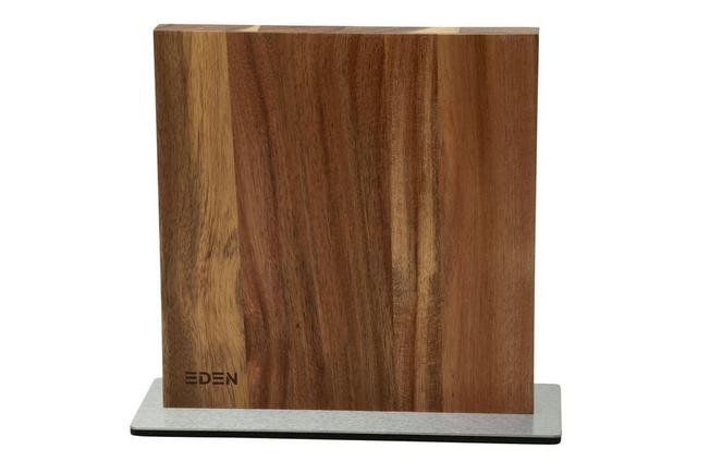 Image for Eden Magnetic Knife Block EQB101 acacia wood