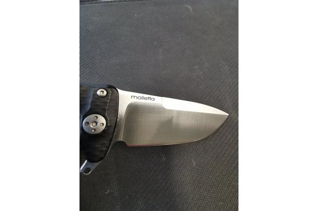Bild für LionSteel SR22A-BS Black Aluminium, Satin Blade