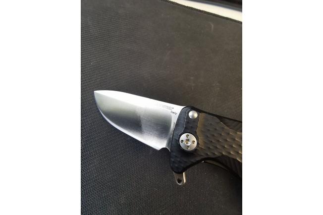 Bild für LionSteel SR22A-BS Black Aluminium, Satin Blade