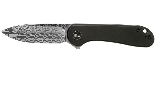 Imagen para WE Knife Elementum WE18062X-DS1 Damasteel, Black Titanium navaja