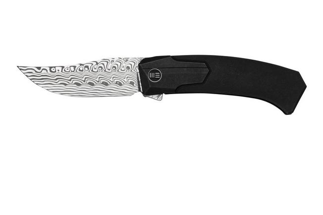 Afbeelding voor WE Knife Shuddan WE21015-DS1, Black Titanium, Hakkapella Damasteel zakmes