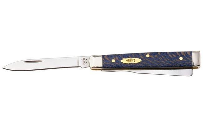 Bild für Case Baby Doc Smooth Blue Sycamore Wood, 63736, 7282SP Stainless Steel Taschenmesser