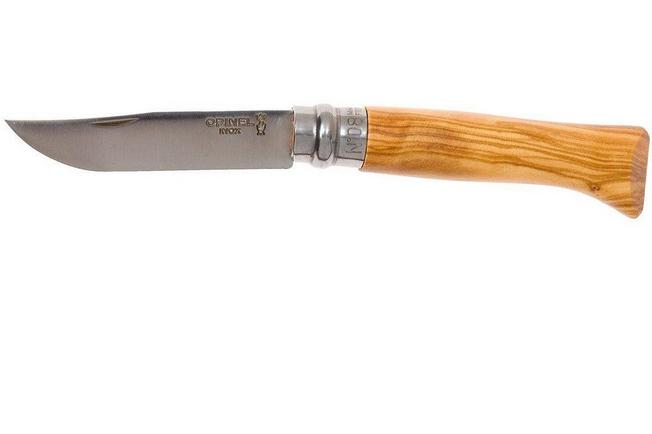 Bild für Opinel Taschenmesser No. 8 Luxury Range, Edelstahl, Olivenholz