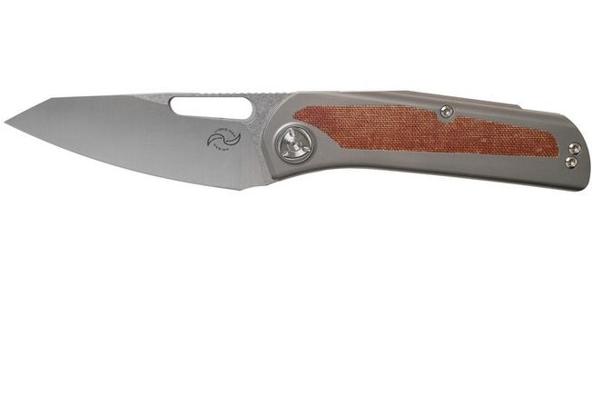 Bild für Liong Mah KUF V2 Kitchen Utility Folder, Brown Canvas Micarta Taschenmesser