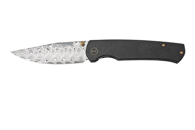 Bild für WE Knife Evoke WE21046-DS1 Taschenmesser aus schwarzem Damaststahl, Ray Laconico Design
