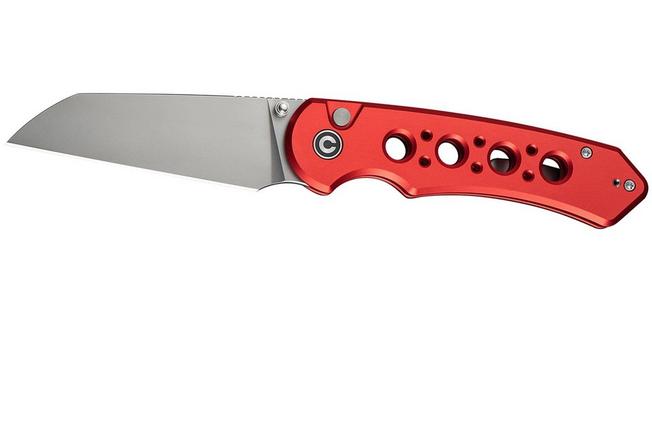 Bild für Civivi Pragma Prime C24067-2, Stonewashed 14C28N, Red Aluminum Taschenmesser