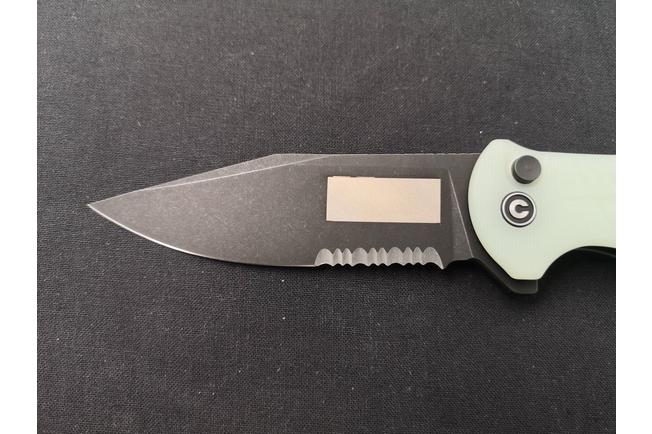 Afbeelding voor Civivi Cogent C20038E-3 Blackwashed Serrated Edge, Natural G10 zakmes