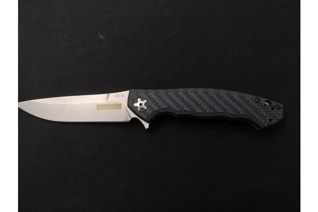 Afbeelding voor Zero Tolerance 0452BLUCF Magnacut, Black/Blue Carbon Fiber, zakmes, Dmitry Sinkevich design