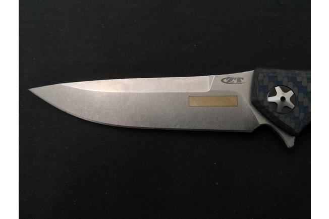 Afbeelding voor Zero Tolerance 0452BLUCF Magnacut, Black/Blue Carbon Fiber, zakmes, Dmitry Sinkevich design