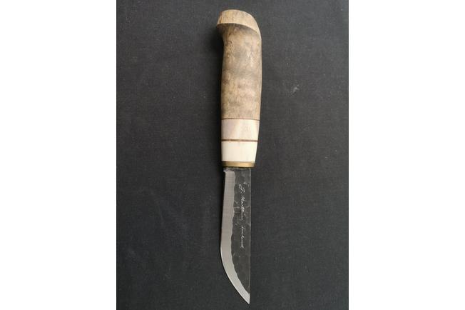 Image for Marttiini Aapa 131030 Carbon, Birch Wood, Reindeer Antler, outdoor knife